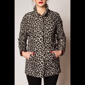 Kut From the Kloth Animal Print Jacket Coat